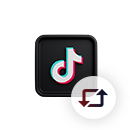 Репостов в TikTok бесплатно — международная аудитория